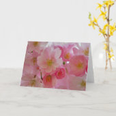 さくらんぼ花 カード (黄色い花)