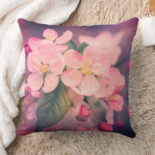 さくらんぼ花 クッション (ブランケット)