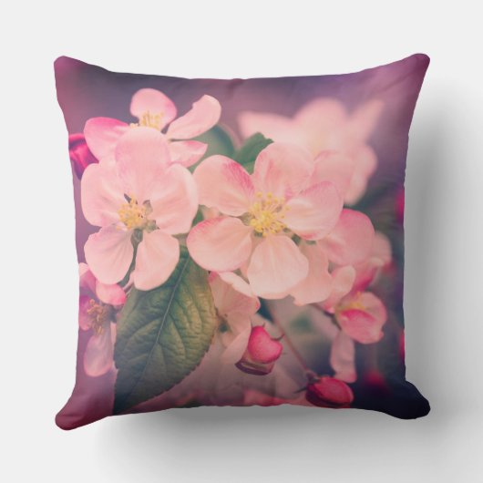 さくらんぼ花 クッション (裏面)