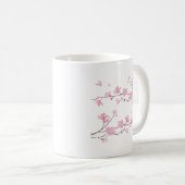 さくらんぼ花 コーヒーマグカップ (正面右)
