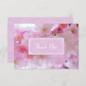 さくらんぼ花 サンキューカード (正面/裏面)