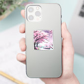 さくらんぼ花 シール (スマートフォン)