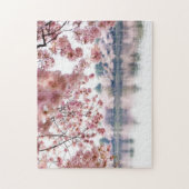 さくらんぼ花 ジグソーパズル (縦)