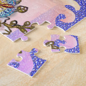 さくらんぼ花 ジグソーパズル (側面)