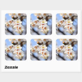 さくらんぼ花 スクエアシール (シート)