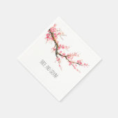 さくらんぼ花 スタンダードカクテルナプキン (角)