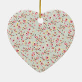 さくらんぼ花 セラミックオーナメント (裏面)