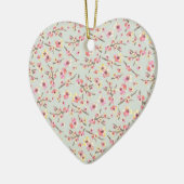 さくらんぼ花 セラミックオーナメント (左)