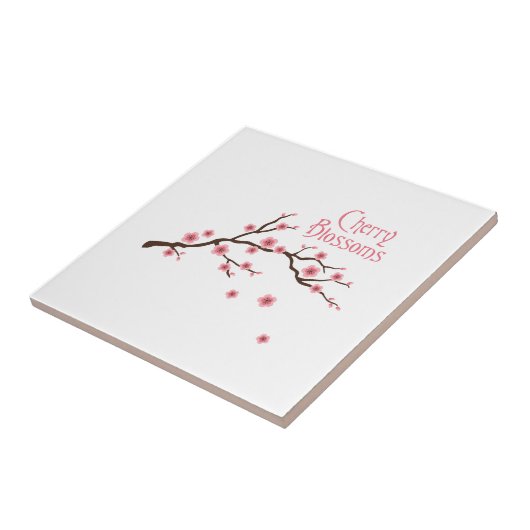 さくらんぼ花 タイル (側面)