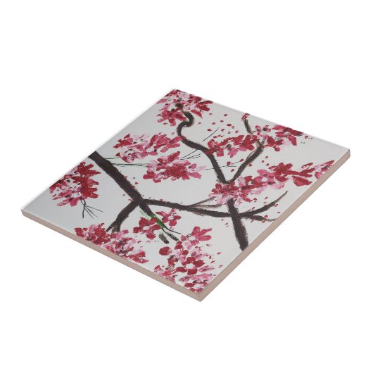 さくらんぼ花 タイル (側面)