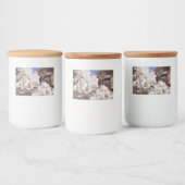 さくらんぼ花。ハッピーイースター フードラベル (ボトル)