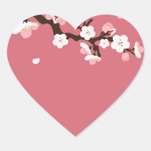 さくらんぼ花 ハートシール