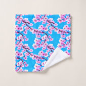 さくらんぼ花 バスタオルセット (ウォッシュタオル)