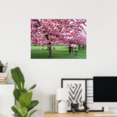 さくらんぼ花 ポスター (ホームオフィス)