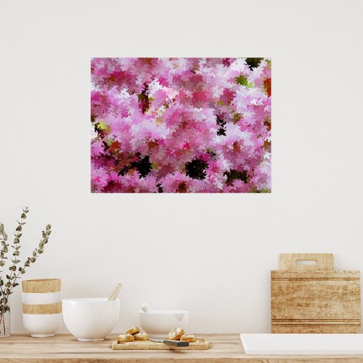 さくらんぼ花 ポスター (キッチン)