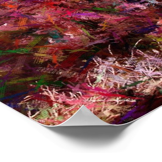 さくらんぼ花 ポスター (角)