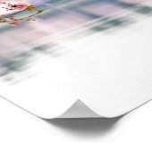 さくらんぼ花 ポスター (角)