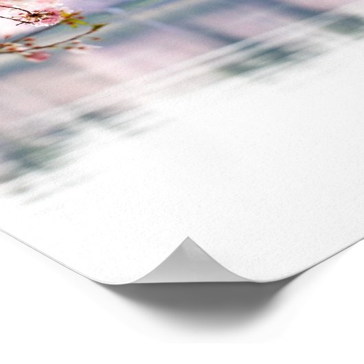 さくらんぼ花 ポスター (角)