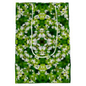 さくらんぼ花 ミディアムペーパーバッグ (裏面)