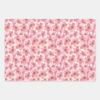 さくらんぼ花 ラッピングペーパーシート