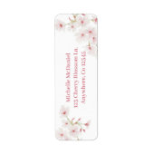 さくらんぼ花 ラベル (正面)