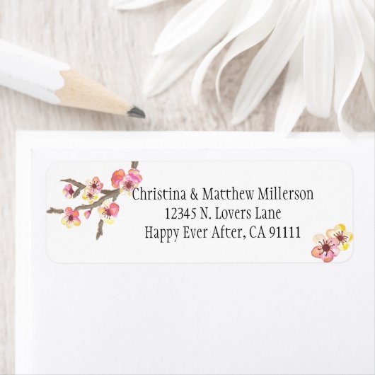 さくらんぼ花 ラベル (インサイチュ)