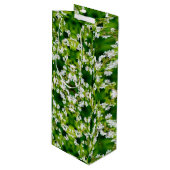 さくらんぼ花 ワインギフトバッグ (正面アングル)