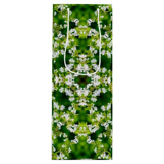 さくらんぼ花 ワインギフトバッグ (正面)