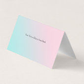 さくらんぼ花 名刺 (裏面)