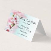 さくらんぼ花 名刺 (正面)