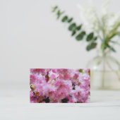 さくらんぼ花 名刺 (スタンド正面)