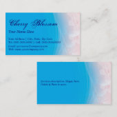 さくらんぼ花 名刺 (正面/裏面)