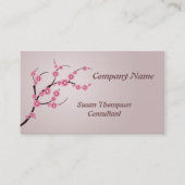 さくらんぼ花 名刺 (正面)