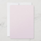 さくらんぼ花 招待状 (裏面)