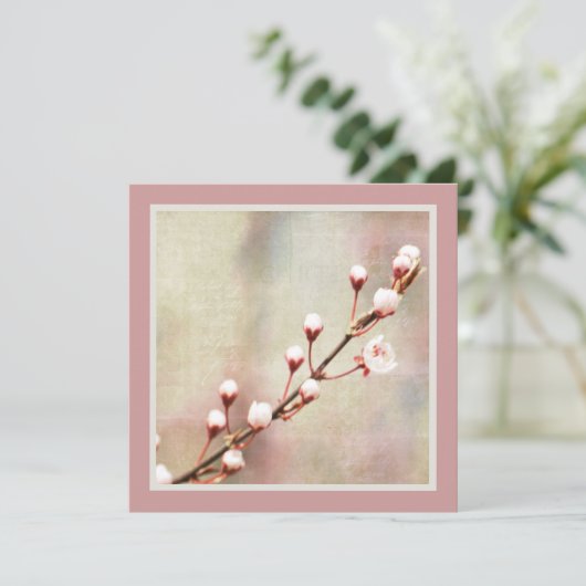 さくらんぼ花 招待状 (スタンド正面)