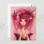 さくらんぼ芸者 ポストカード (正面/裏面)