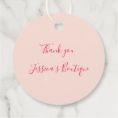 さくらんぼ茎ギフトラベル フェイバータグ (裏面)