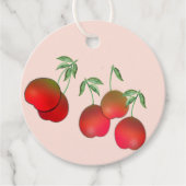 さくらんぼ茎ギフトラベル フェイバータグ (正面)
