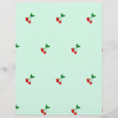 さくらんぼ茎スクラップブック紙 (裏面)