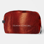 さくらんぼ茶色のテクスチャ ドップキット (正面)