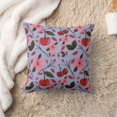 さくらんぼ装飾用クッション クッション (ブランケット)