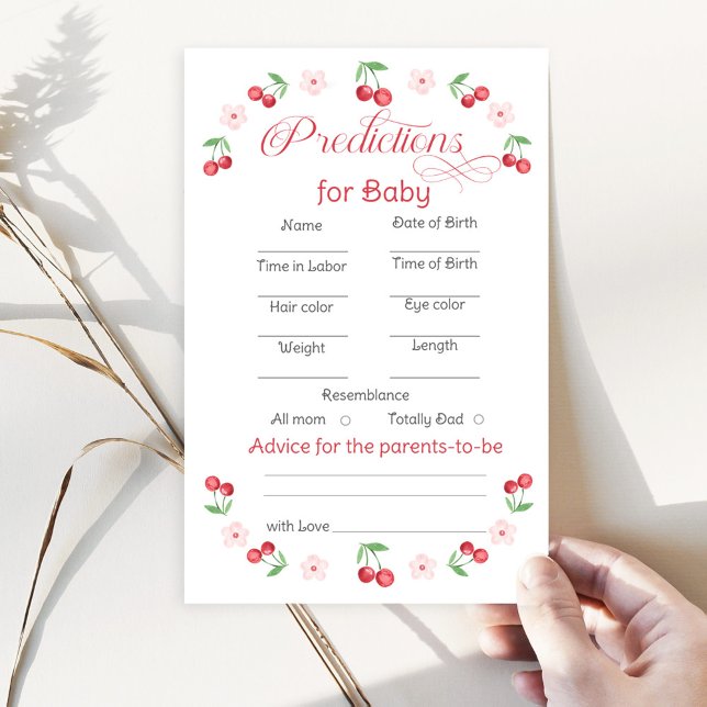 さくらんぼ親のベビーアドバイス予測 (クリエイターアップロード済み)