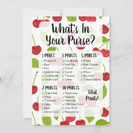 さくらんぼ財布シャワーゲームさくらんぼ