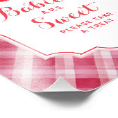 さくらんぼ赤ちゃんシャワーのサイン – ベビーは甘い フォトプリント            (角)