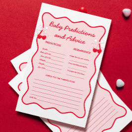 さくらんぼ赤ちゃんシャワー予測ゲーム