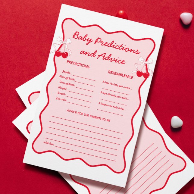 さくらんぼ赤ちゃんシャワー予測ゲーム (クリエイターアップロード済み)