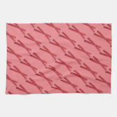 さくらんぼ赤甘草ウィップ甘草ツイストキャンディ キッチンタオル (横)