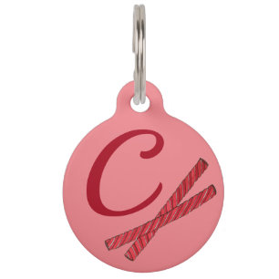 さくらんぼ赤甘草ウィップ甘草ツイストキャンディ ペット ネームタグ