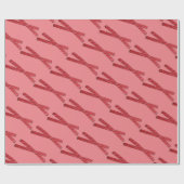 さくらんぼ赤甘草ウィップ甘草ツイストキャンディ ラッピングペーパー (フラット)