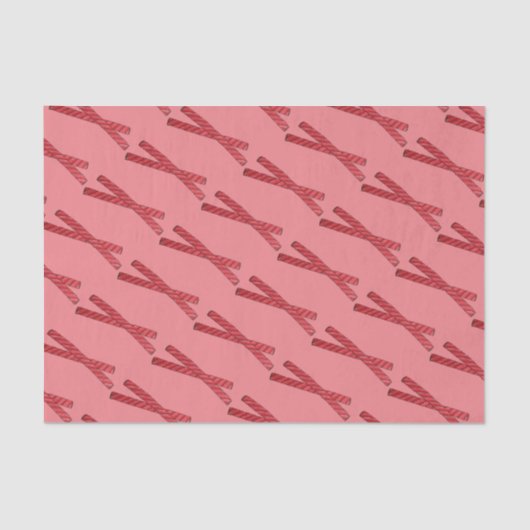 さくらんぼ赤甘草ウィップ甘草ツイストキャンディ 薄葉紙 (正面)